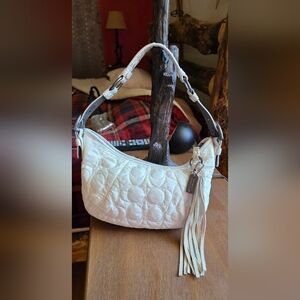 Coach Soho Quilted Signature Shoulder Bag, EUC